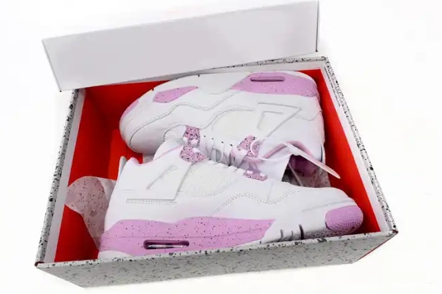 MaikeSneakers Pink Jordan White CT8527-116 Retro 4 0524